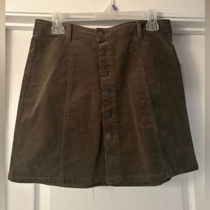 ymi JEANS Dark Green Mini Skirt